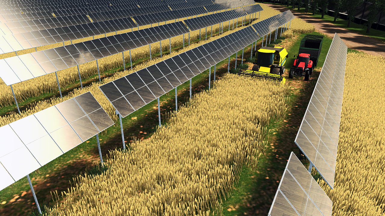 d&eacute;couvrez l'agrivolta&iuml;que, une technologie innovante qui combine agriculture et production d'&eacute;nergie solaire pour un d&eacute;veloppement durable et efficace.